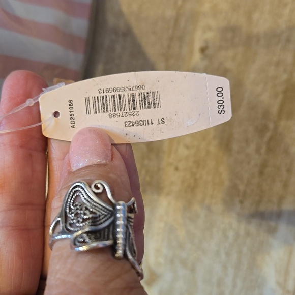 NWT Victoria's Secret Pink/White Striped Vinyl Zipper Travel Case - Picture 7 of 10